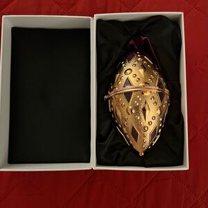 Pandora Rose Gold and Maroon Enamel Print Decorative Ornament Gift Box Date 2020